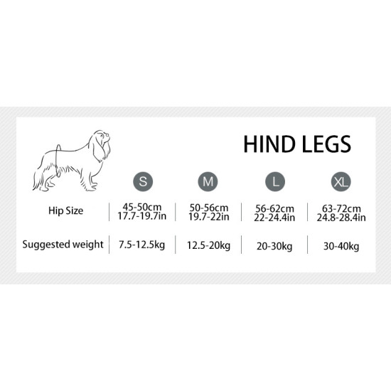 Dog Lift Harness for Hind Legs