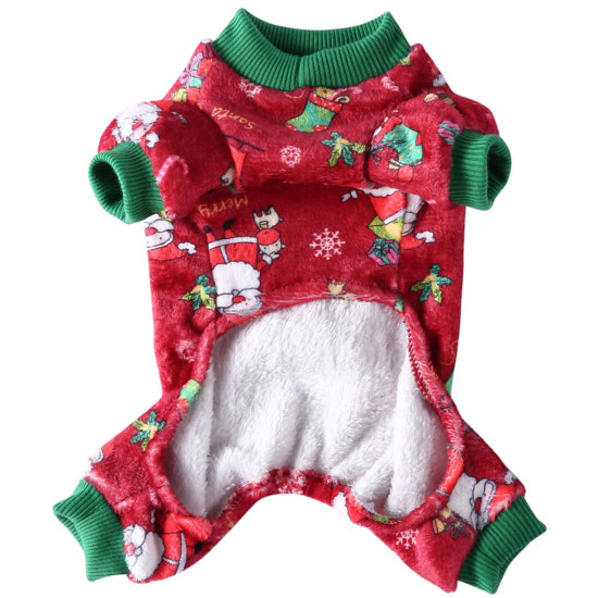 Santa Claus Dogs Pyjamas