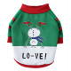 Snowman Dog Christmas Pajamas