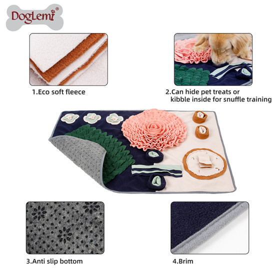 Decompression Dinner Table Dog Snuffle Mat