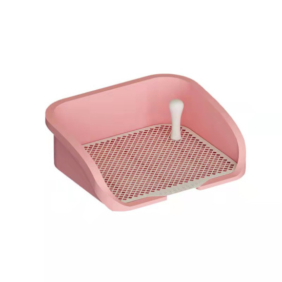 Splash-proof Half-fenced Dog Toilet