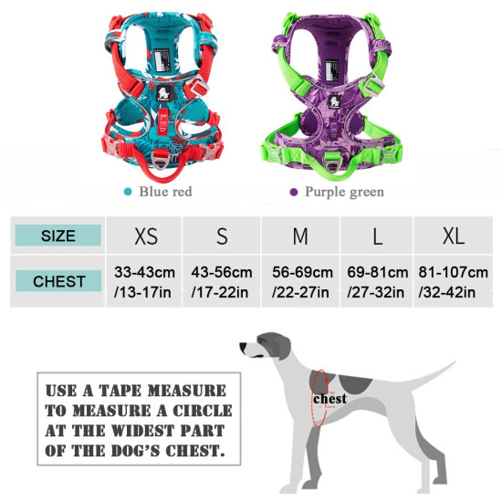 True Love Adjustable No Pull Dog Harness